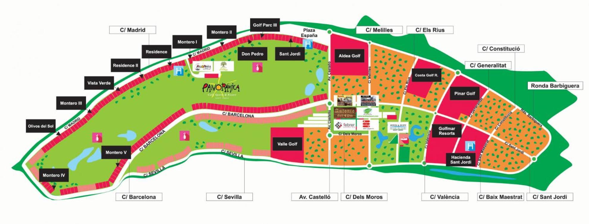 Espectacular Chalet Adosado Para Vacaciones En Panoramica Golf Sant Jordi Ngoại thất bức ảnh